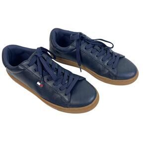 Tommy Hilfiger Mens Brecon Navy Blue Sneakers: 7.5